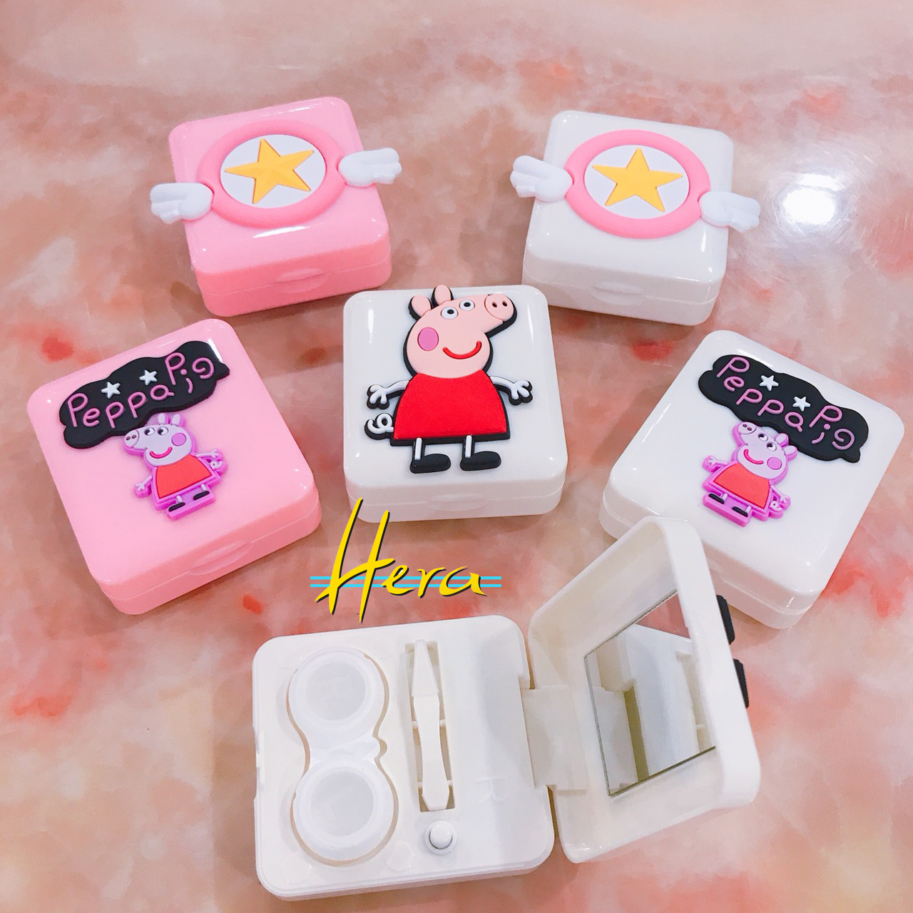 HỘP LENS HEO HỒNG
