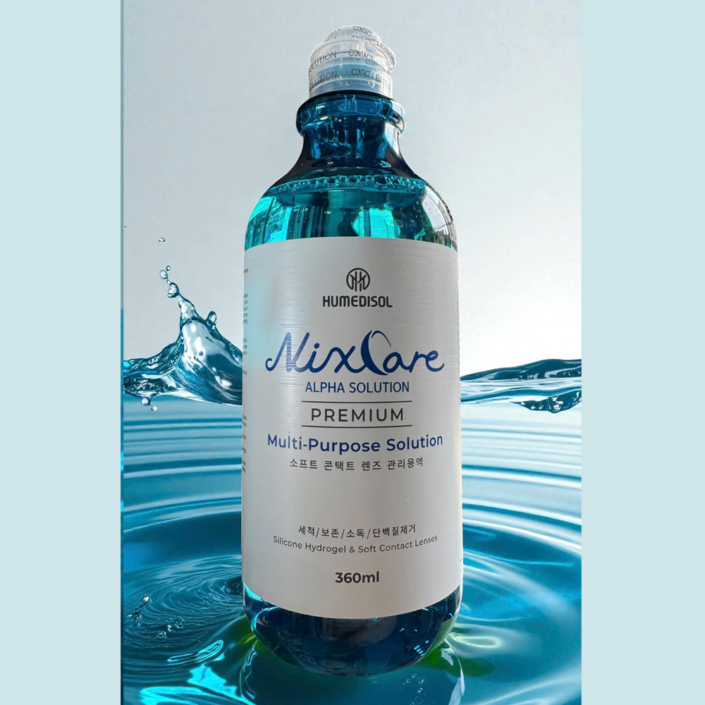 DUNG DỊCH VỆ SINH BẢO QUẢN KÍNH ÁP TRÒNG NIXCARE 360ML