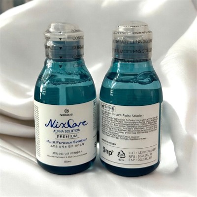 DUNG DỊCH VỆ SINH BẢO QUẢN KÍNH ÁP TRÒNG NIXCARE 80ML