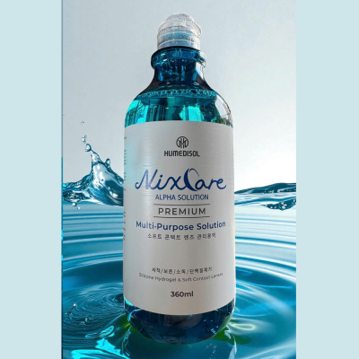 DUNG DỊCH VỆ SINH BẢO QUẢN KÍNH ÁP TRÒNG NIXCARE 360ML